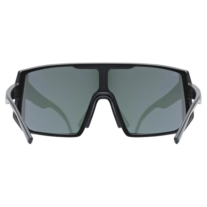 Uvex Sportstyle 235 Sports Sunglasses - Matt Black/Mirror Lavender-3