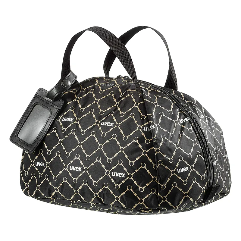 Uvex Riding Hat Bag - Black/Brown