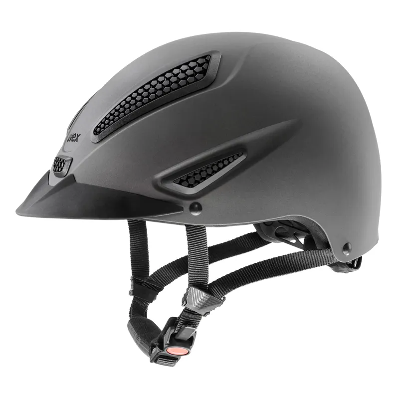 Uvex Perfexxion II Riding Hat - Anthracite Matt