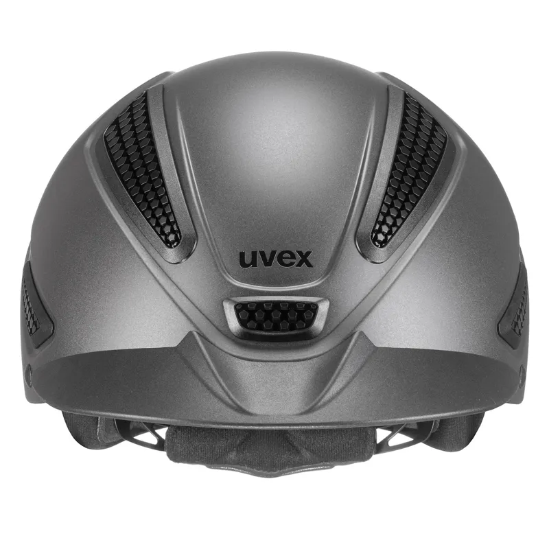 Uvex Perfexxion II Riding Hat - Anthracite Matt-2