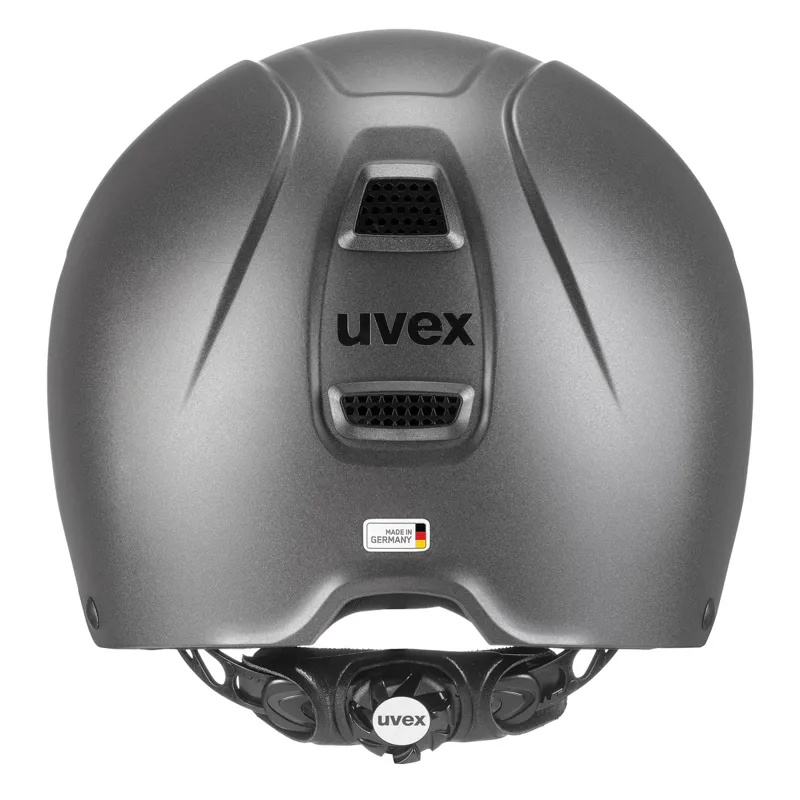 Uvex Perfexxion II Riding Hat - Anthracite Matt-4