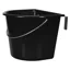 V-Plast Feed Manger with Hooks and Handle 15L Bucket - Black