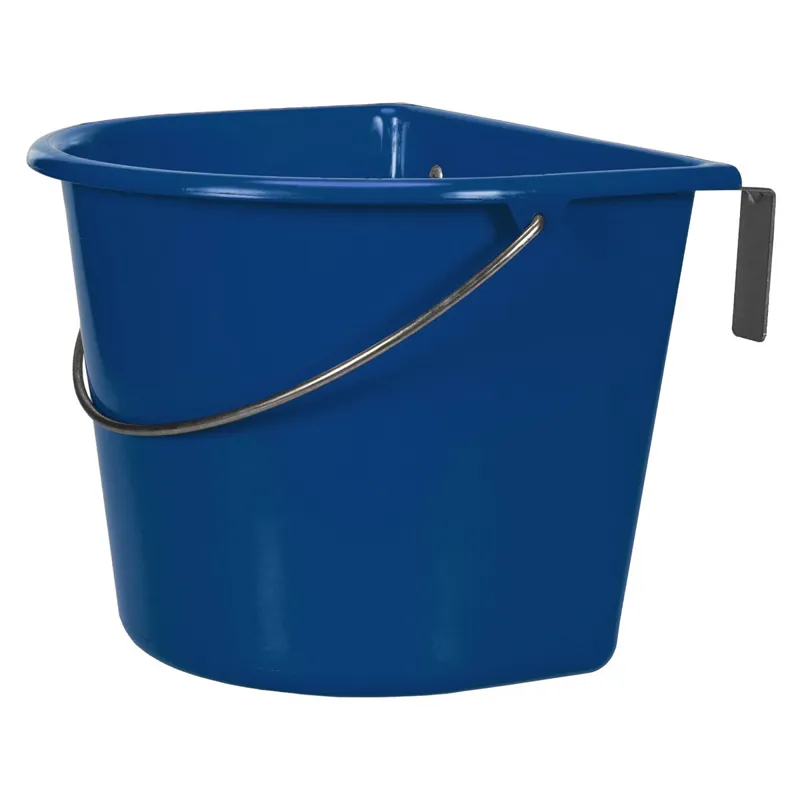 V-Plast Feed Manger with Hooks and Handle 15L Bucket - Navy