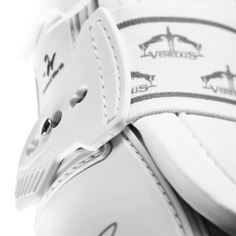 Veredus Absolute Dressage Elastic Rear Boots - White-1