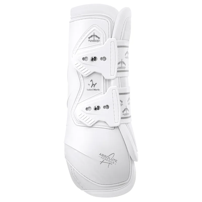 Veredus Absolute Dressage Elastic Rear Boots - White
