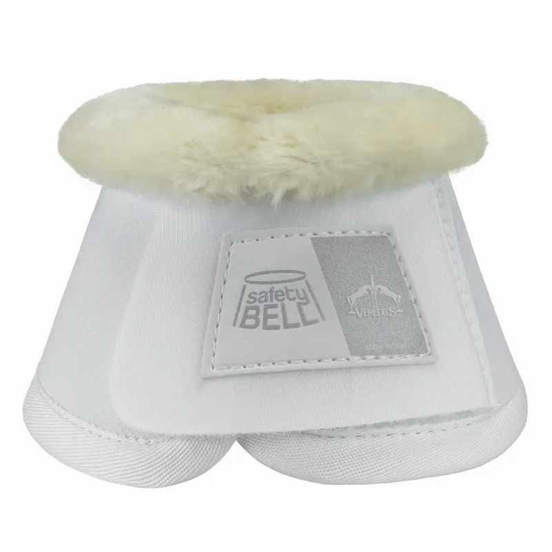 Veredus Safety Bell Light Save the Sheep Overreach Boots - White
