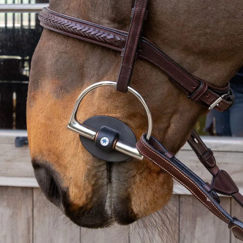 Velari Mullen Mouth Soft Flex Soft Eggbutt Snaffle Bit -5