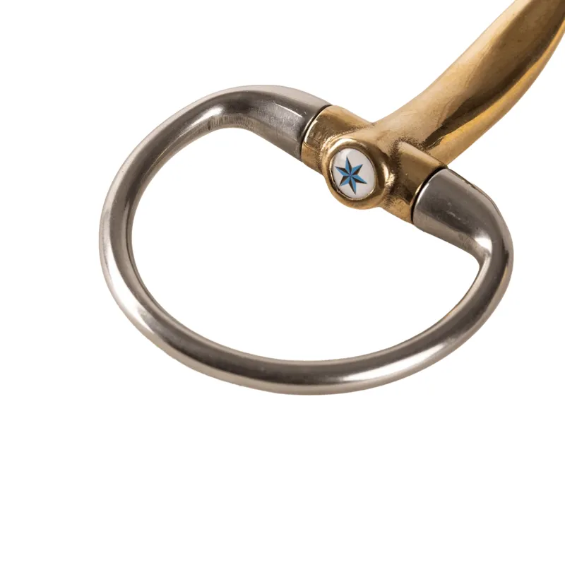 Velari Sweet Copper Double Jointed Eggbutt Snaffle Bit-3
