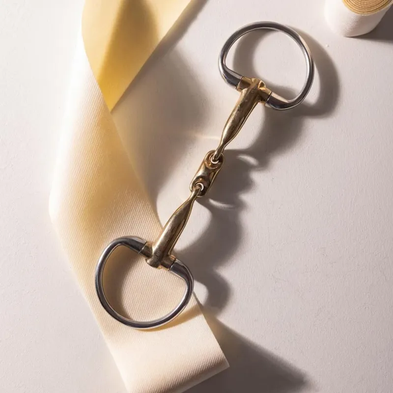 Velari Sweet Copper Double Jointed Eggbutt Snaffle Bit-5