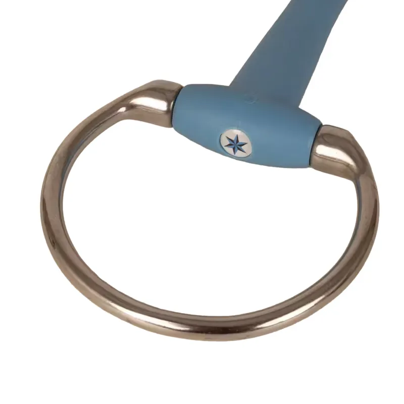 Velari Flex Medium Straight Bar Eggbutt Snaffle Bit-2