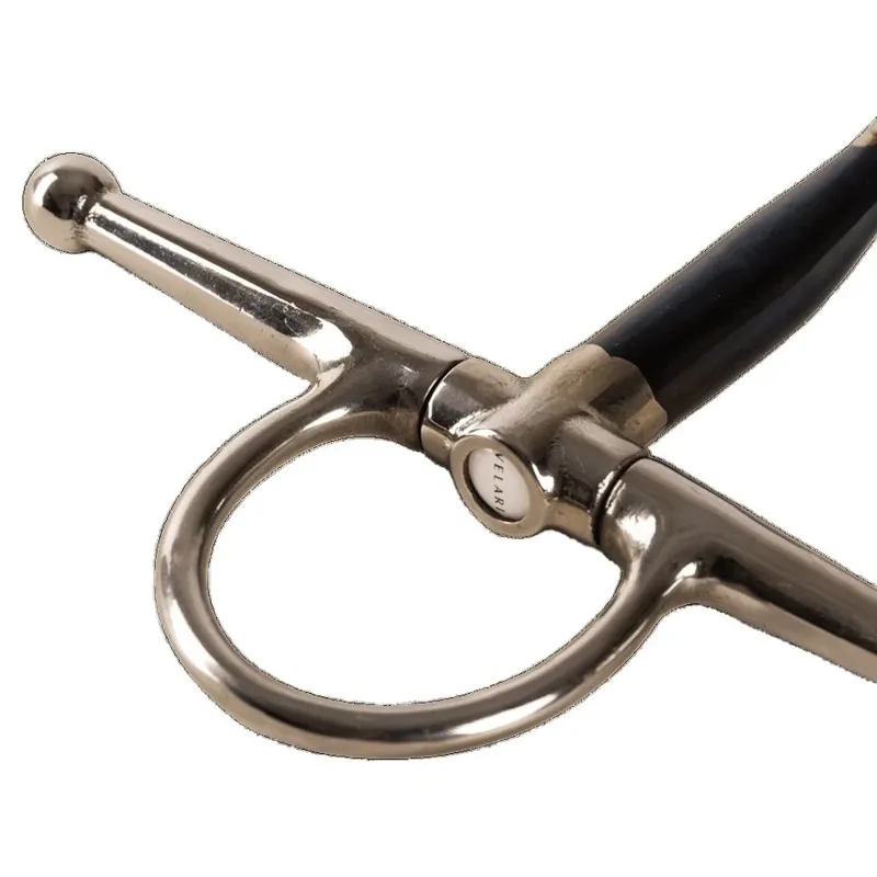 Velari Sweet Iron Single Jointed Full Cheek Snaffle Bit -3