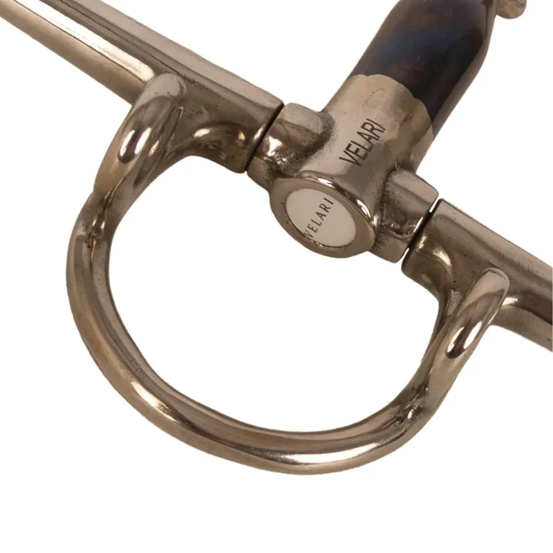 Velari Sweet Iron Double Jointed Full Cheek Gag Bit -2