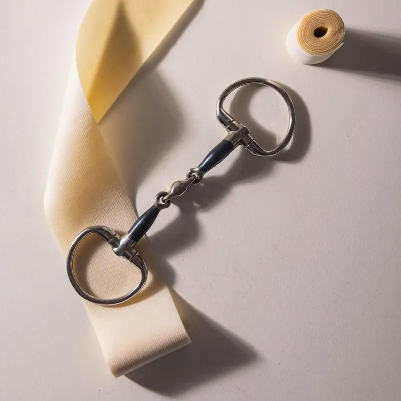 Velari Sweet Iron Double Jointed Eggbutt Snaffle Bit-4