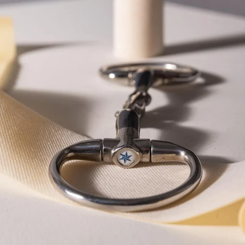 Velari Sweet Iron Double Jointed Eggbutt Snaffle Bit-6