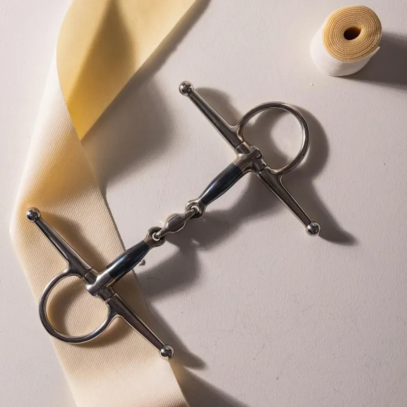 Velari Sweet Iron Double Jointed Full Cheek Snaffle Bit-6