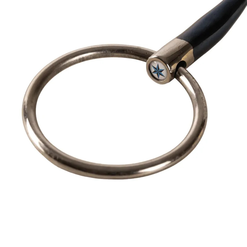 Velari Sweet Iron Double Jointed Loose Ring Snaffle Bit-2