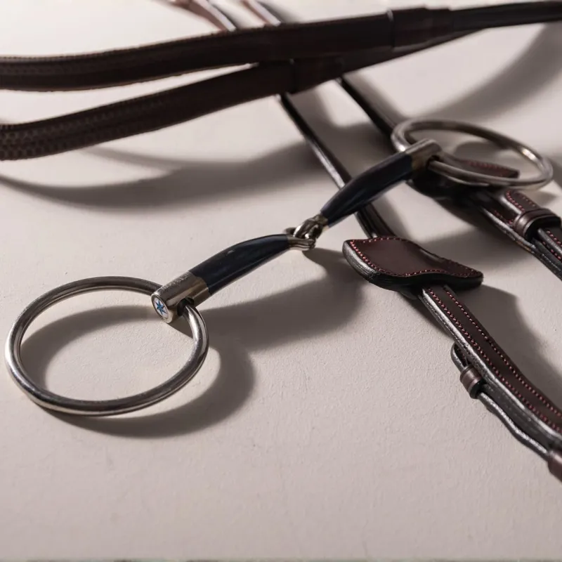 Velari Sweet Iron Single Jointed Loose Ring Snaffle Bit -3