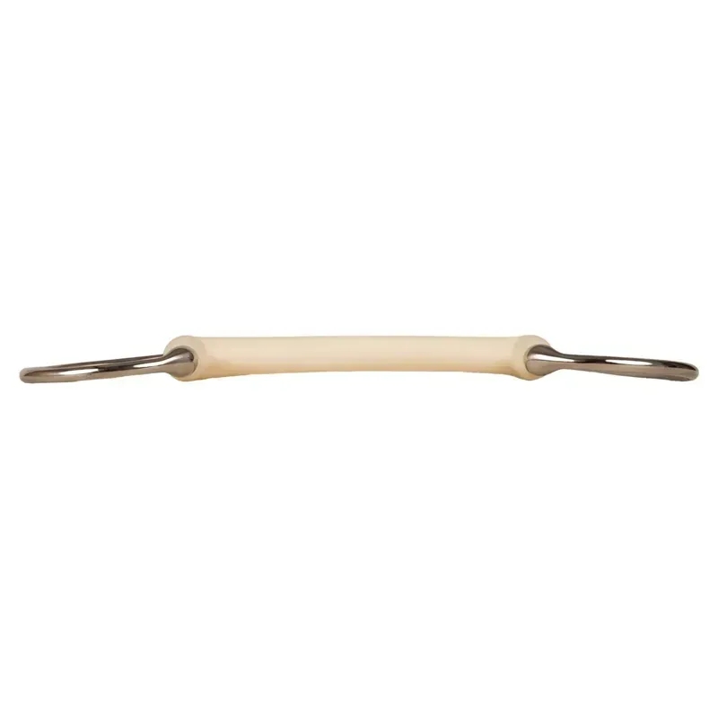 Velari Mullen Mouth Flex Soft Eggbutt Snaffle Bit-1