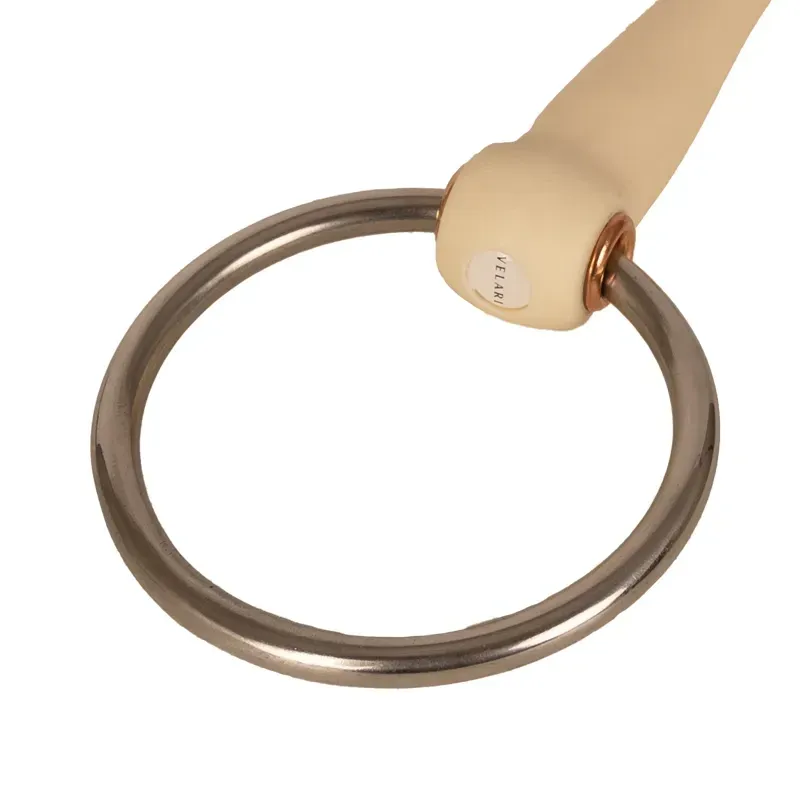 Velari Mullen Mouth Flex Soft Loose Ring Snaffle Bit-3