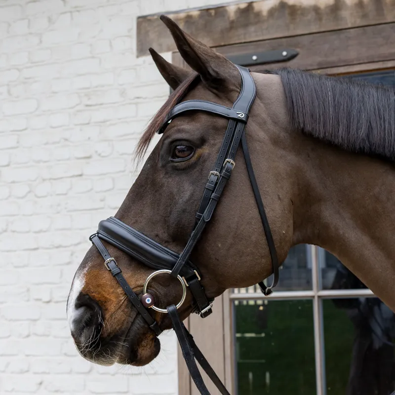 Velari Mullen Mouth Hard Flex Loose Ring Snaffle Bit-1