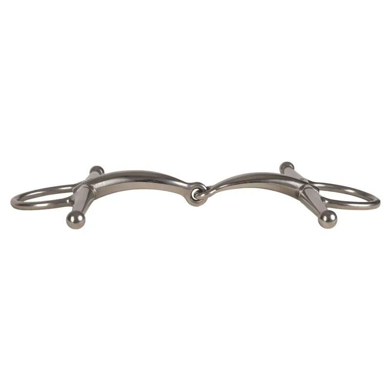 Velari Stainless Steel Single Jointed Full Cheek Snaffle Bit-1