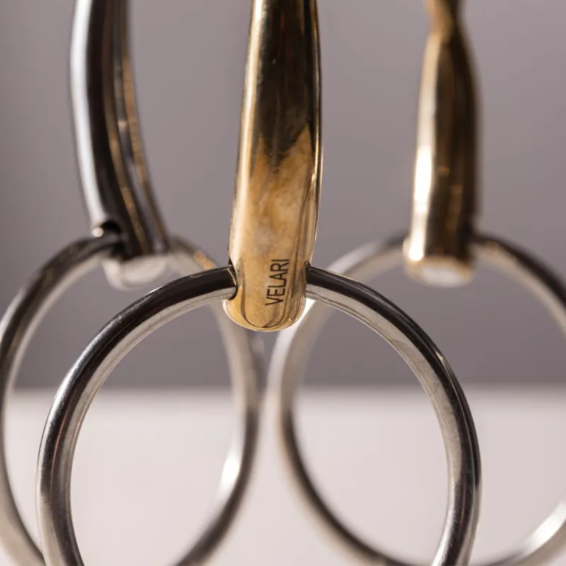 Velari Sweet Copper Single Jointed Loose Ring Snaffle Bit-3