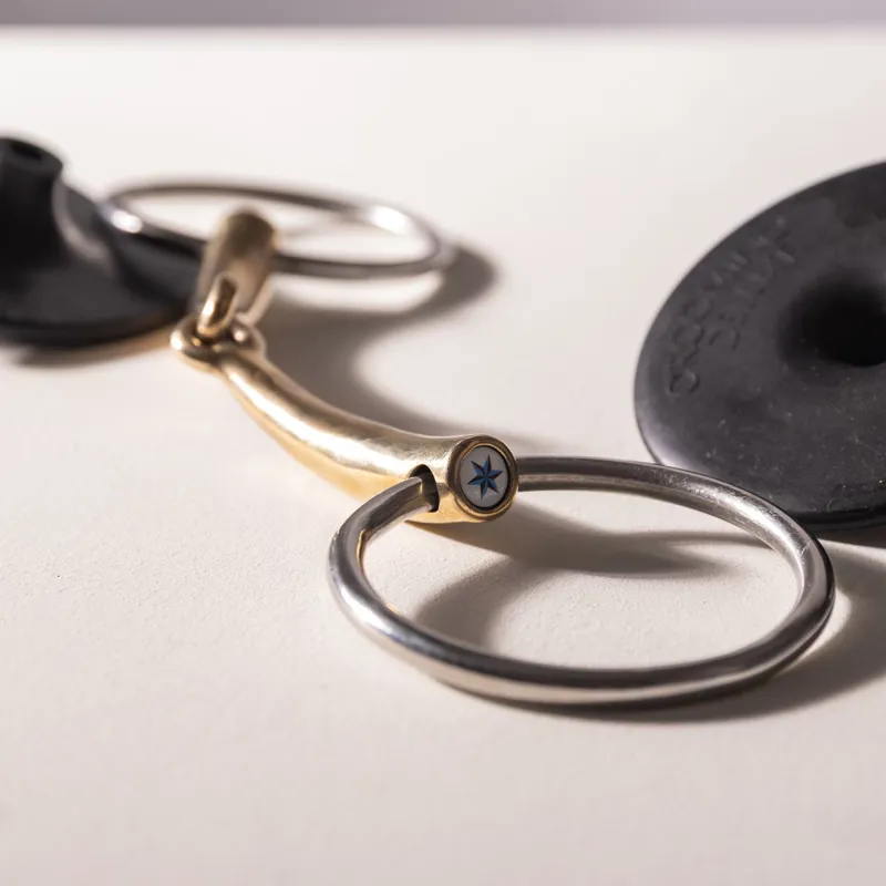 Velari Sweet Copper Single Jointed Loose Ring Snaffle Bit-2