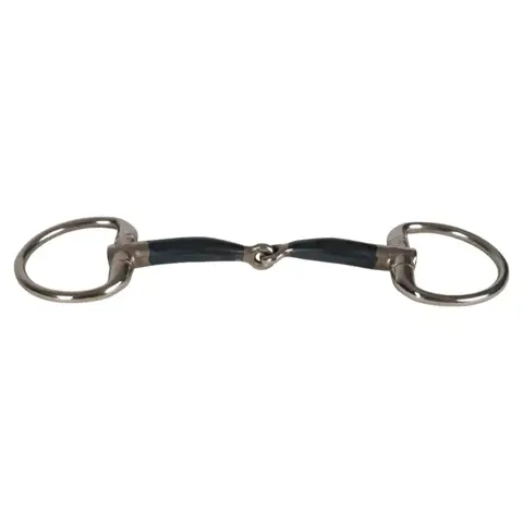 Pelham Double Jointed Horse Bit With Oval Link - Stainless Steel Pelham Double Jointed Horse Bit With Oval Link - Stainless Steel