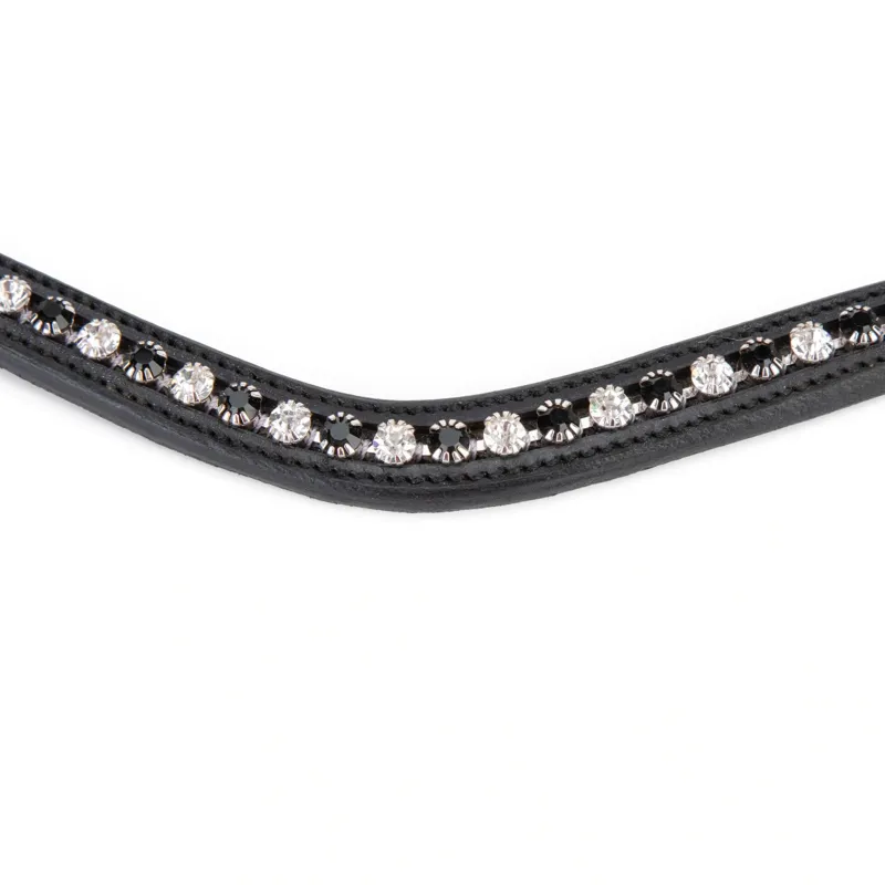 Velociti GARA Diamante Browband - Black/Black Diamante-1