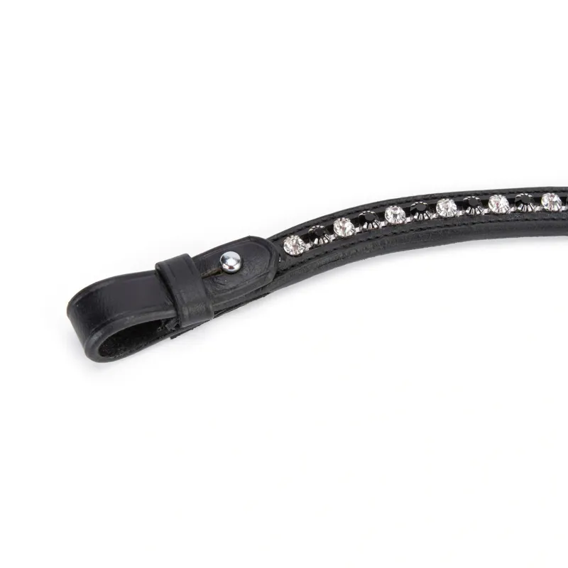 Velociti GARA Diamante Browband - Black/Black Diamante-3