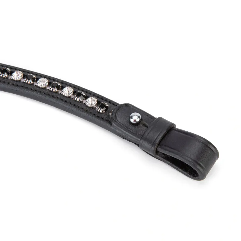 Velociti GARA Diamante Browband - Black/Black Diamante-4
