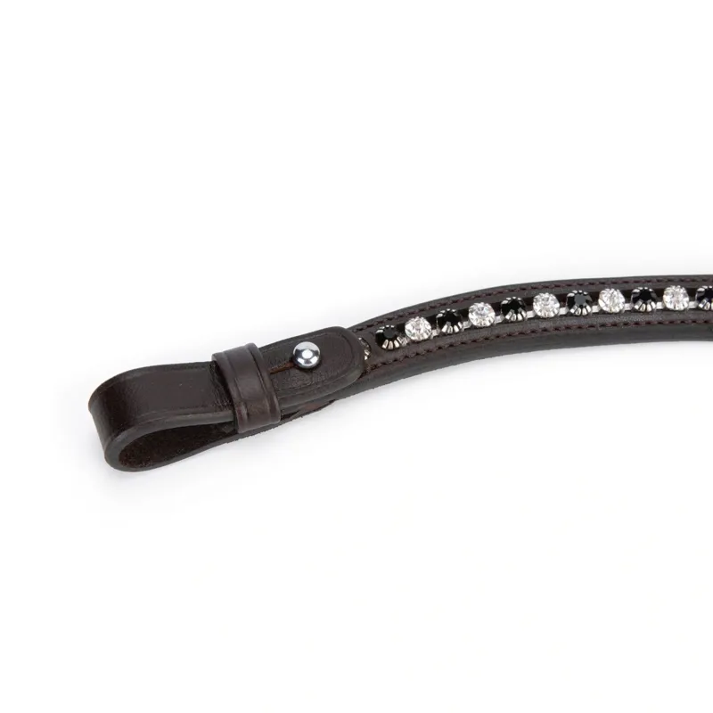 Velociti GARA Diamante Browband - Havana/Black Diamante-3