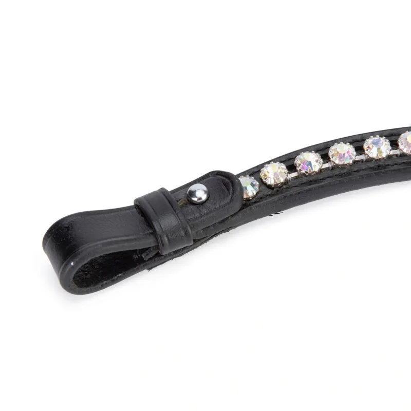 Velociti GARA Diamante Browband - Black/Blue Diamante-3