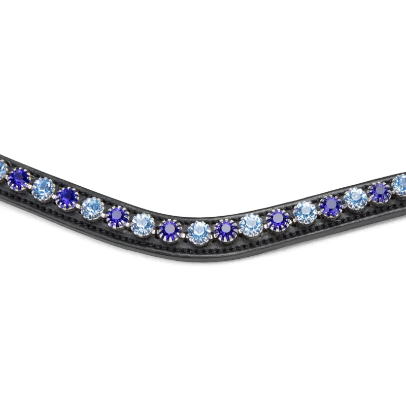 Velociti GARA Diamante Browband - Havana/Blue Diamante-6