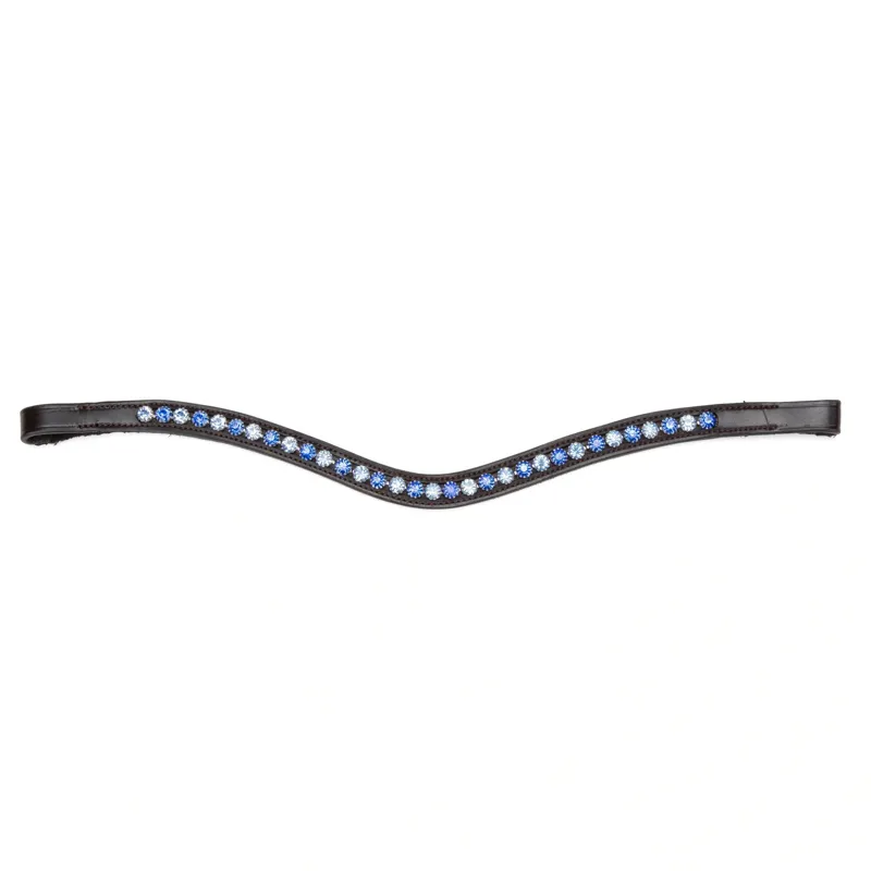 Velociti GARA Diamante Browband - Black/Iridescent Diamante-6