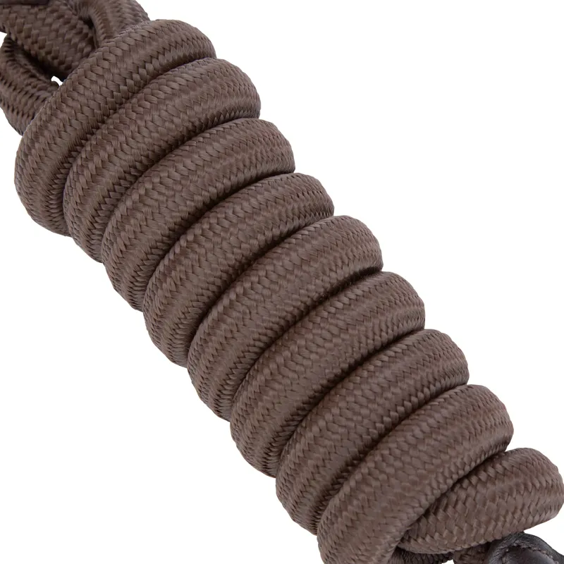 Velociti Lusso Leather Lead Rope - Havana-3