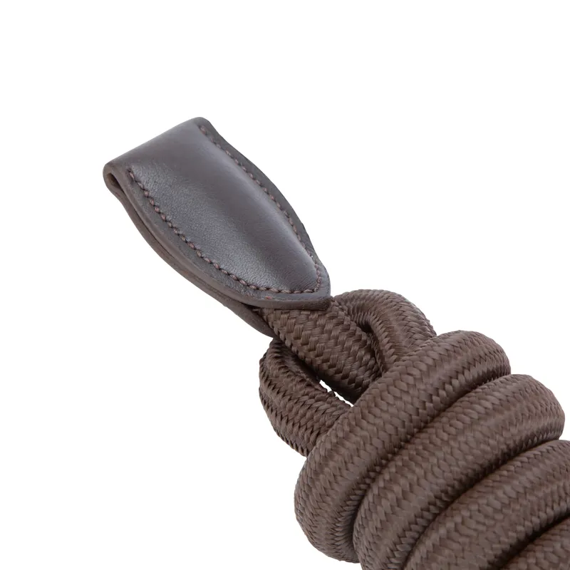Velociti Lusso Leather Lead Rope - Havana-4