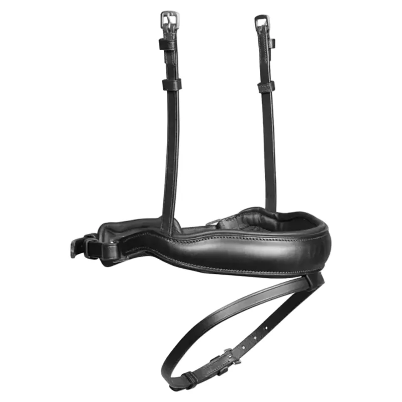 Velociti Lusso Elite Dressage Flash Noseband - Black