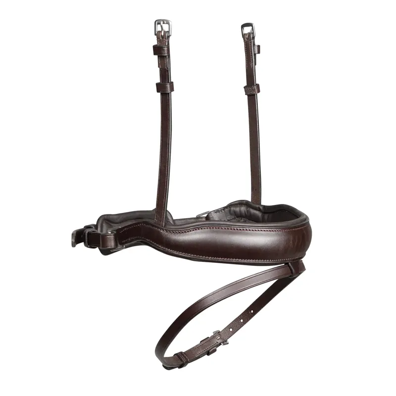 Velociti Lusso Elite Dressage Flash Noseband - Brown