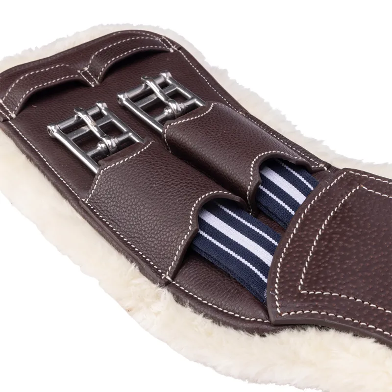 Velociti Lusso Elite Dressage Girth - Havana-4