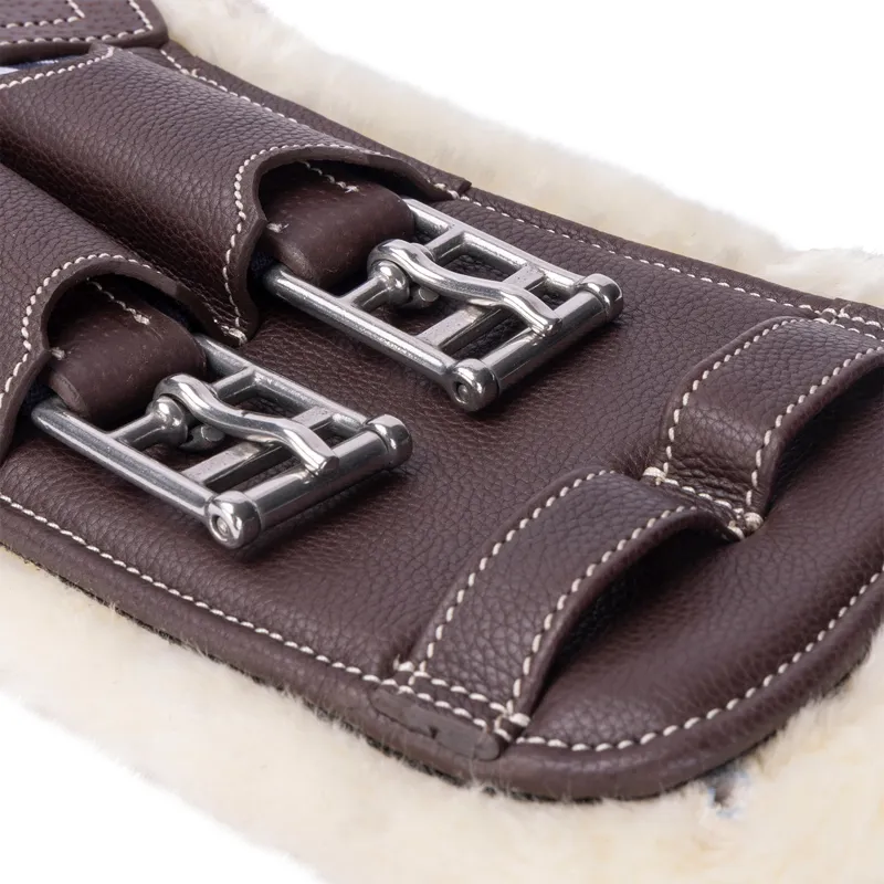 Velociti Lusso Elite Dressage Girth - Havana-2