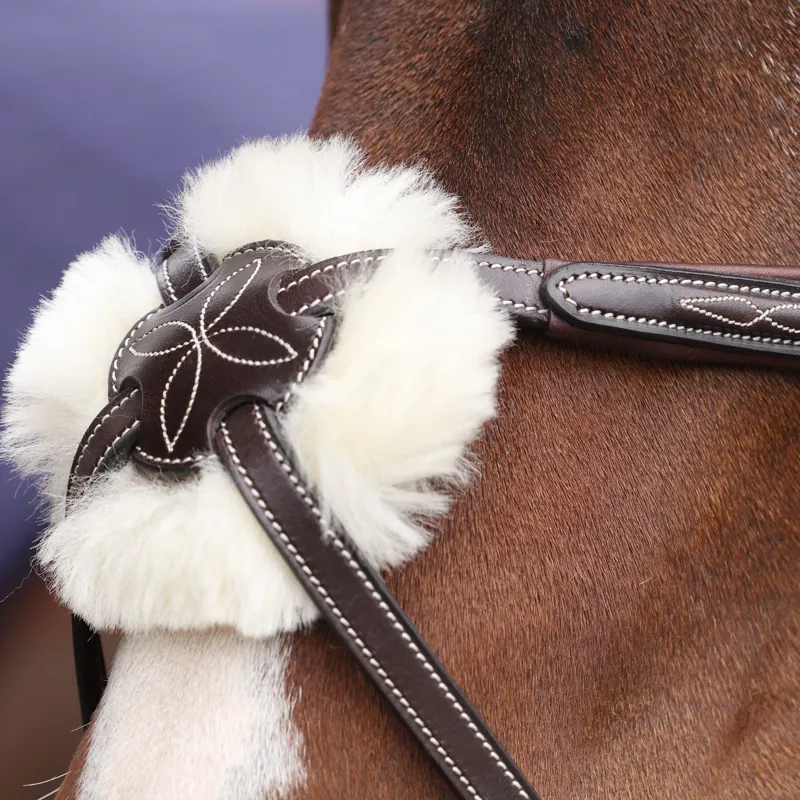 Velociti LUSSO Opus 180M Grackle Bridle - Havana-6