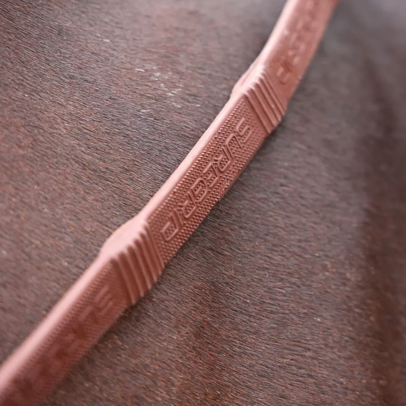 Velociti Lusso Opus Pro SureGrip Rubber Reins - Havana-3