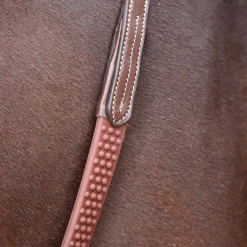 Velociti Lusso Opus Pro SureGrip Rubber Reins - Havana-4