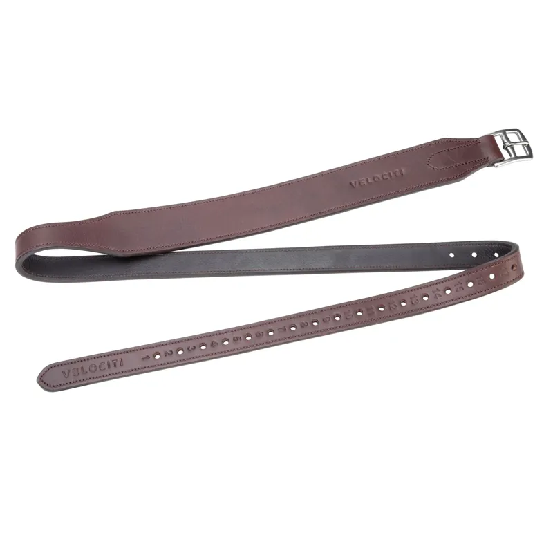 Velociti RAPIDA Wide Stirrup Leathers - Havana-1