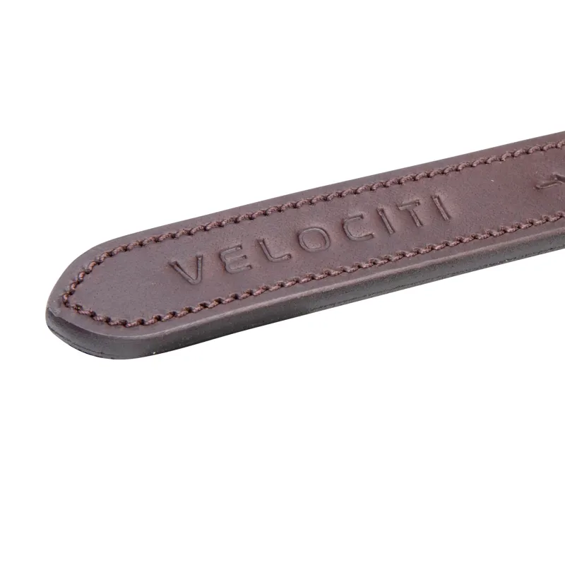 Velociti RAPIDA Wide Stirrup Leathers - Havana-6