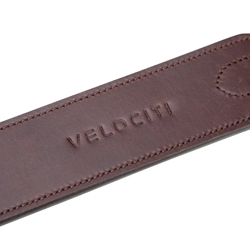 Velociti RAPIDA Wide Stirrup Leathers - Havana-7