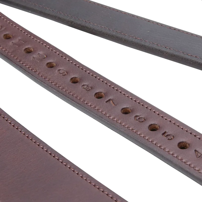 Velociti RAPIDA Wide Stirrup Leathers - Havana-8