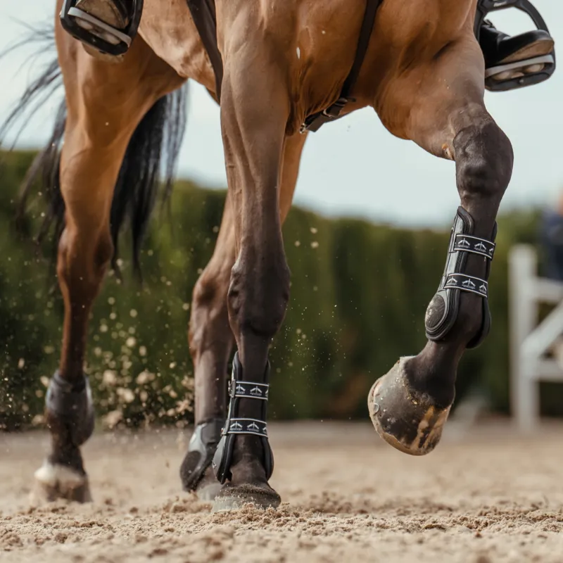 Veredus Carbon Gel Vento Front Tendon Boots - Black-2