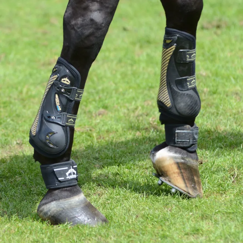 Veredus Kevlar Vento Front Tendon Boots - Black-2